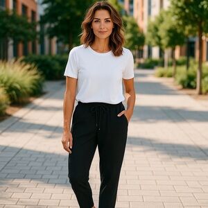 The Limited Black Straight Leg Pants